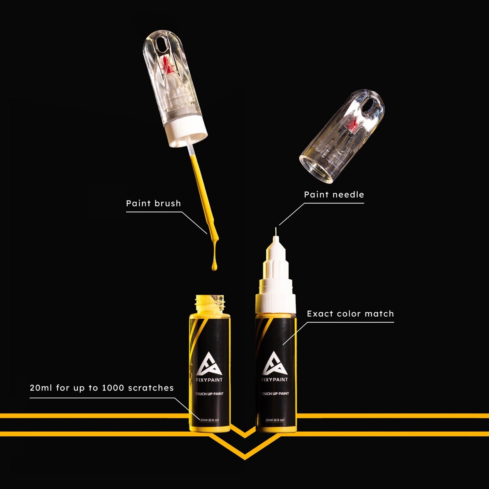 Touch up Paint for Renault Code: QM1 Ice Cool White Exact Color Match